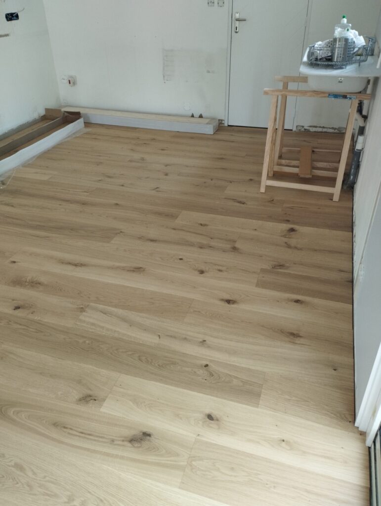 Pose de parquet
